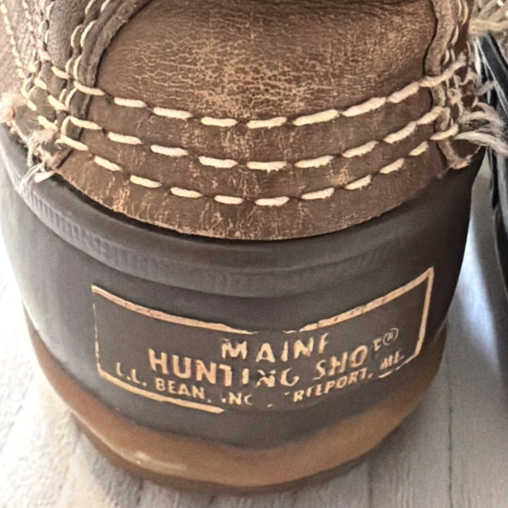 Vintage LL bean Hunting Shoe , Made In USA Maine Size 7